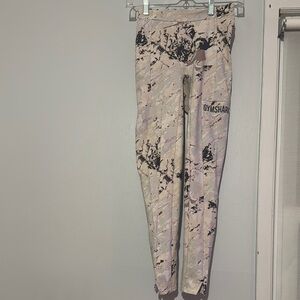 Gymshark Black and Cream Leggings